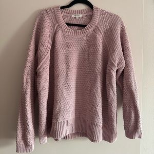 EUC Madewell Open-Stitch Hopedale Pullover Sweater in Dusty Lilac, size XXL